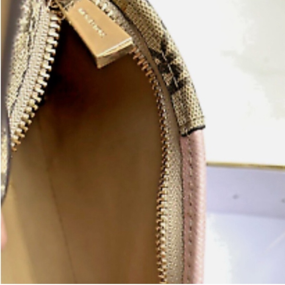 Michael Kors Pink and Tan Logo Belt Bag - L/XL - Picture 6 of 10